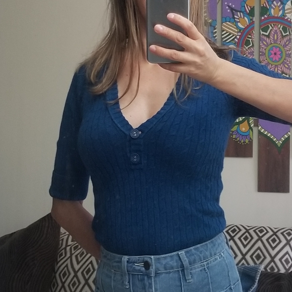 American Eagle Blue Sweater Size SP